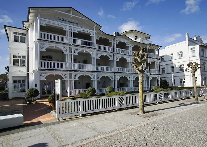 Villa Seeadler FeWo Nr 602 strandnah mit Terrasse und Meerblick